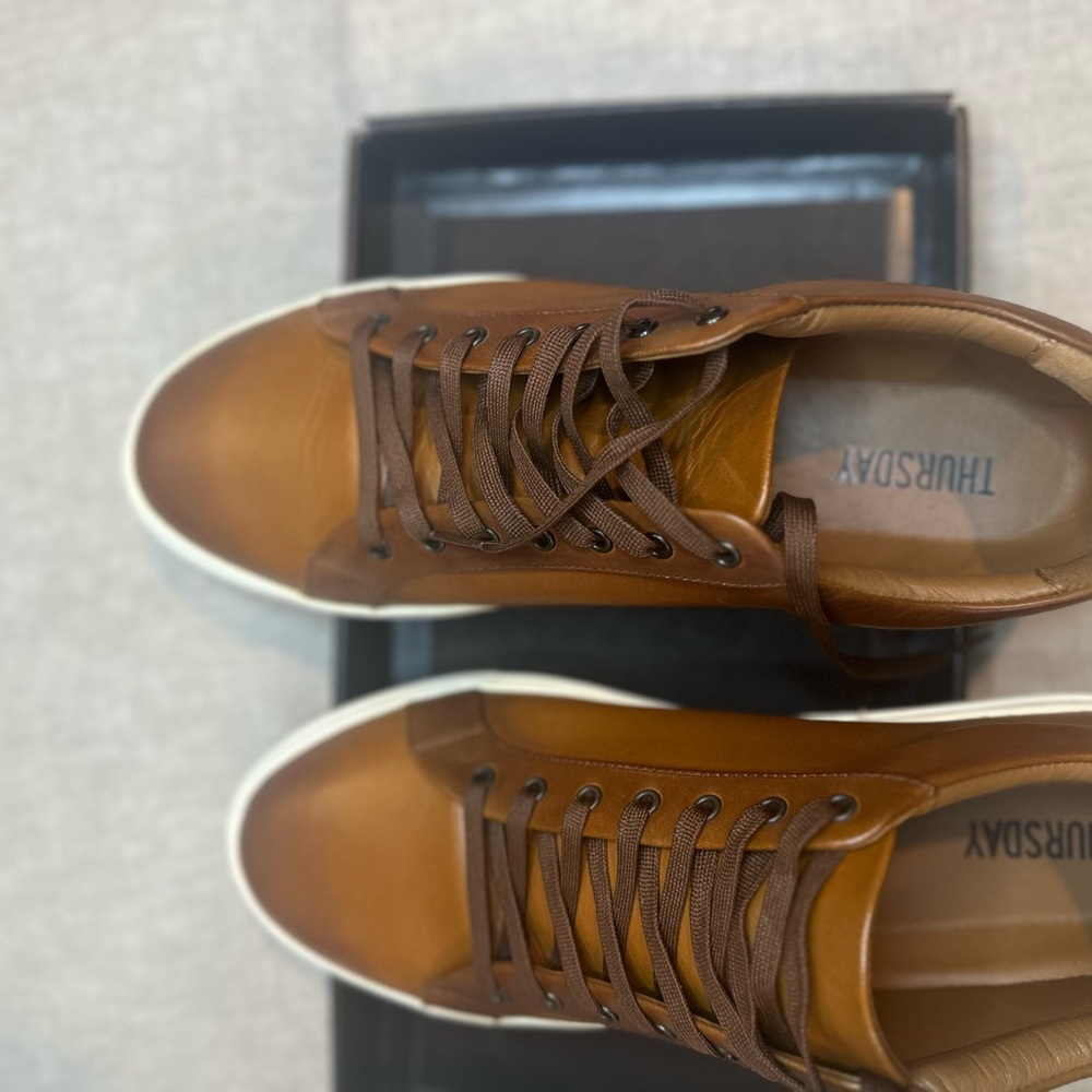 Thursday Boot Company Tan Leather Sneakers